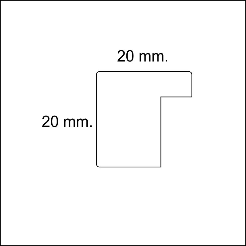 perfil marco roble 2x2 xm.